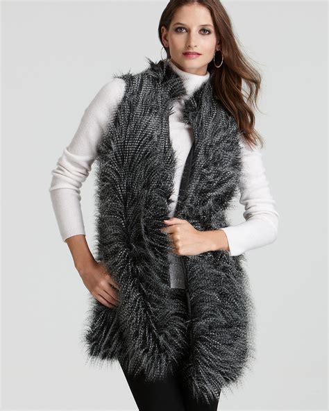 veste fourrure michael kors|Faux Fur Vest .